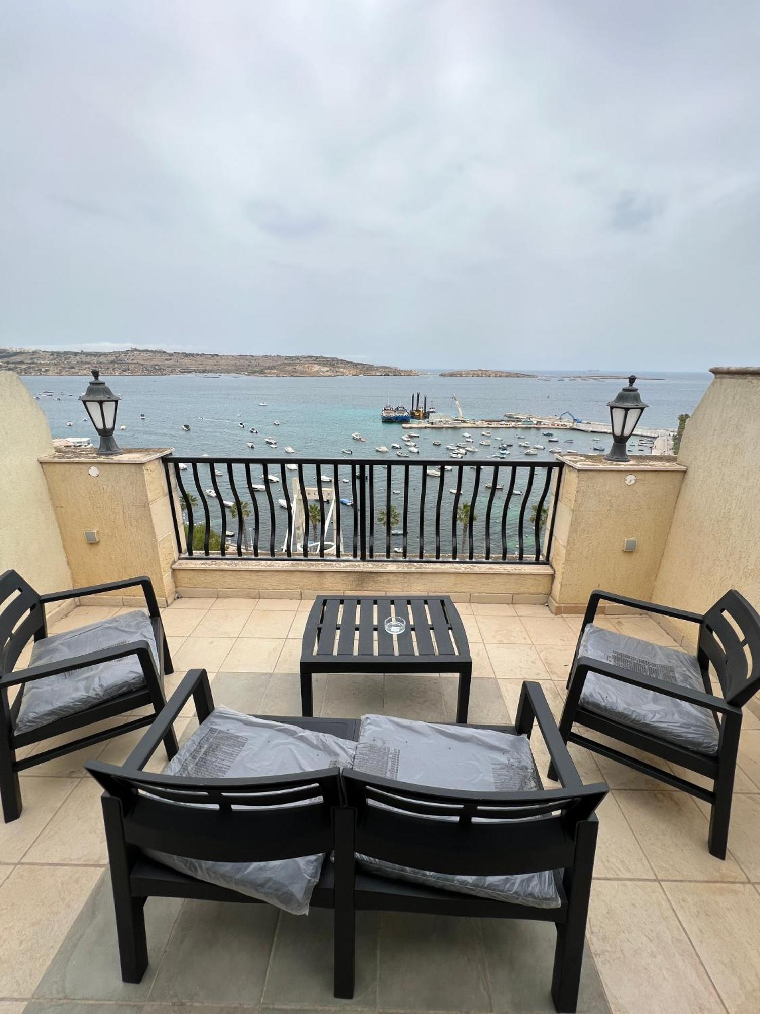 Sea View Penthouse Apartment St. Paul's Bay Exterior foto